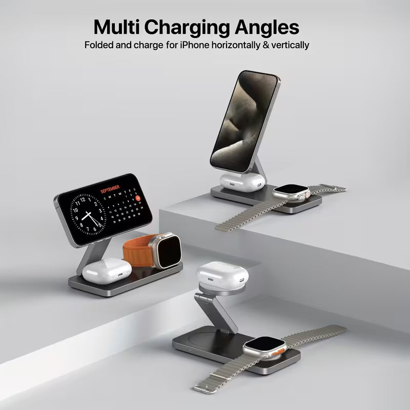 3 In 1 Magnetic Wireless Charger