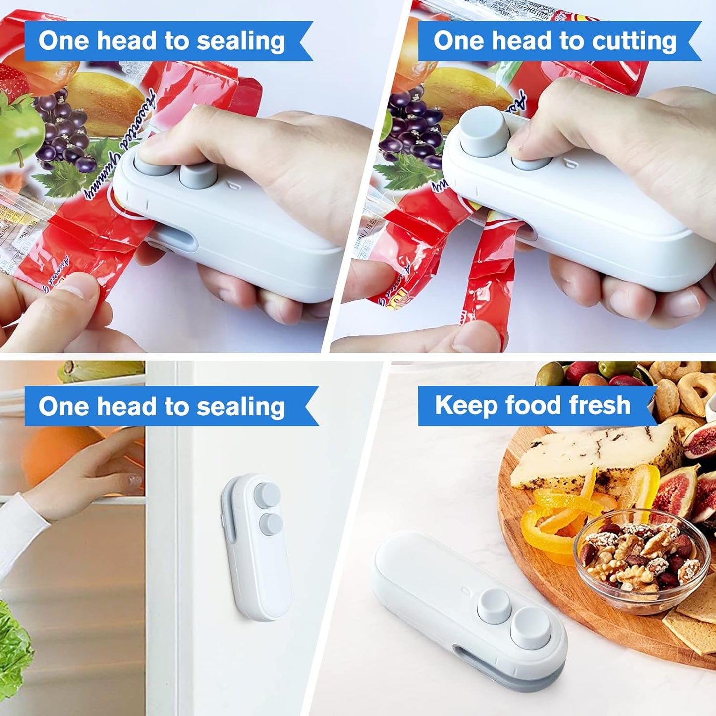 Bag Sealer & Cutter – 2-in-1 Heat Seal & Cut Tool