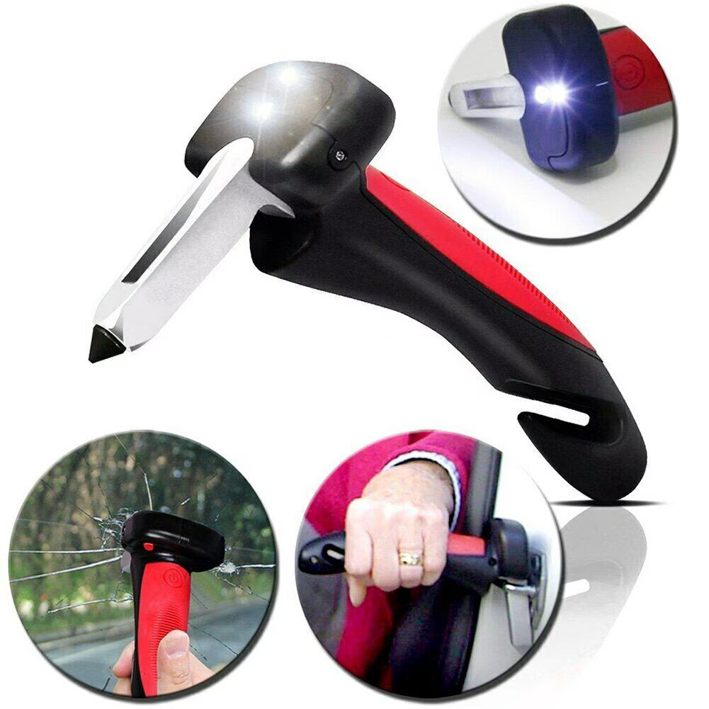 5-in-1 Car Support Handle with Window Breaker